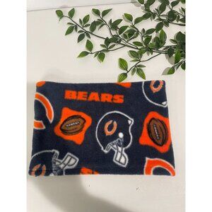 Chicago Bears Fleece Neck Gaiter Warmer Winter Accessory Football Design 10"X8"
